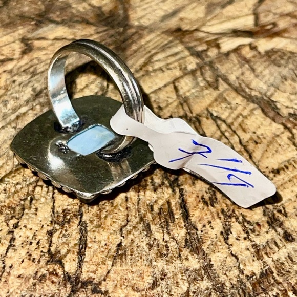 Raw Owyhee Opal Ring Size 7 1/4 - Picture 6 of 7